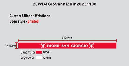 Custom Silicone Wristband - 20WB4Giovanni Zuin