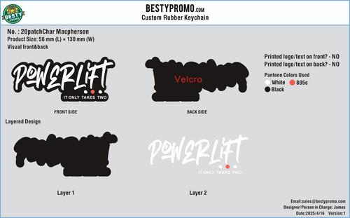 Custom Rubber Patch-20PA4Char Macpherson