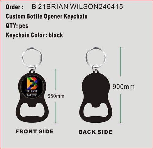 CUSTOM OPENER KEYCHAIN-21BRIAN WILSON