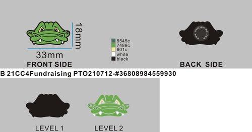 CUSTOM CLOG CHARMS-21CC4Fundraising PTO210712