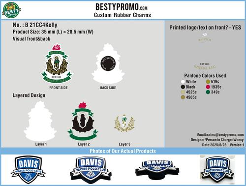 CUSTOM 3D CHARMS 21CC4Kelly250628