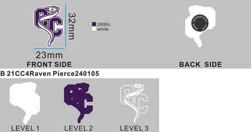 CUSTOM CHARMS-21CC4Raven Pierce