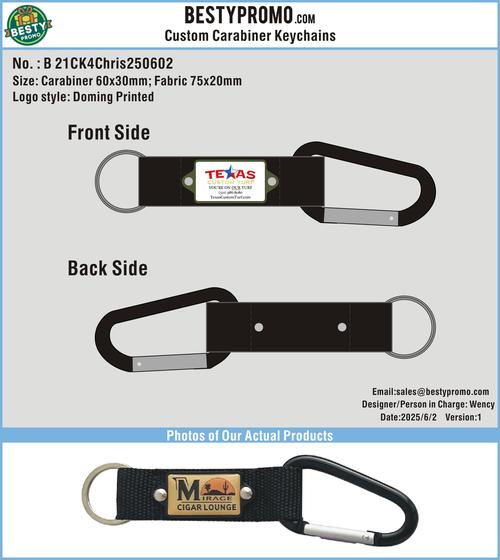 Carabiner Keychain 21CK4Chris250602