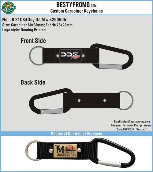 Carabiner Keychain&Air Freshener  21CK4Guy De Alwis250605