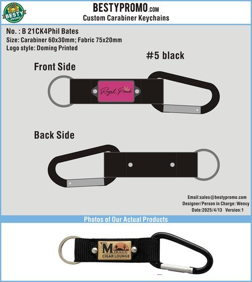 Carabiner Keychain 21CK4Phil Bates250414