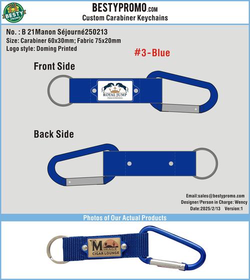 Custom Carabiner Keychain 21Manon Séjourné