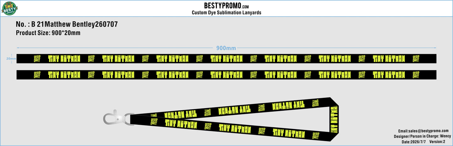 Custom Dye Sublimation Lanyards - 20260709 - 21 -RE