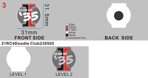 CUSTOM CLOG CHARMS-21RC4Doodle Club230505