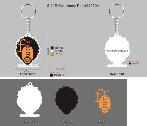 CUSTOM RUBBER KEYCHAIN-21RK4Anthony Peart