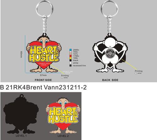 CUSTOM RUBBER KEYCHAIN-21RK4Brent Vann