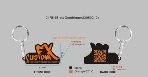 CUSTOM RUBBER KEYCHAIN-21RK4Brett Gondringer230502