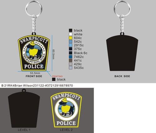 CUSTOM RUBBER KEYCHAIN-21RK4Brian Wilson