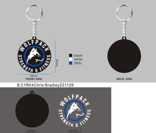 CUSTOM RUBBER KEYCHAIN-21RK4Chris Bradley