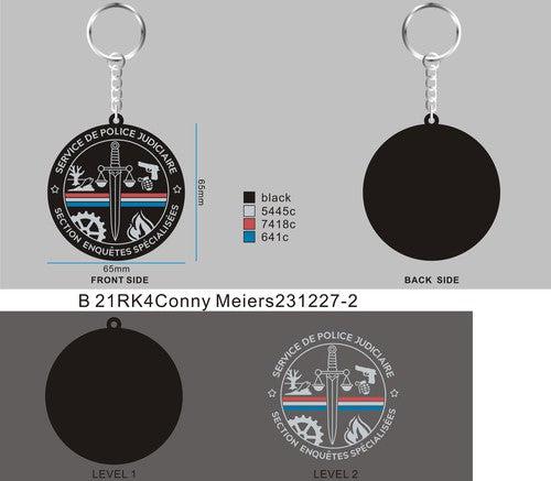 CUSTOM RUBBER KEYCHAIN-21RK4Conny Meiers