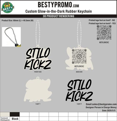 Custom Glow-in-the-Dark Rubber Keychains - 20260508 - 21