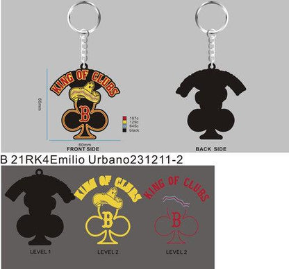 CUSTOM RUBBER KEYCHAIN-21RK4Emilio Urbano