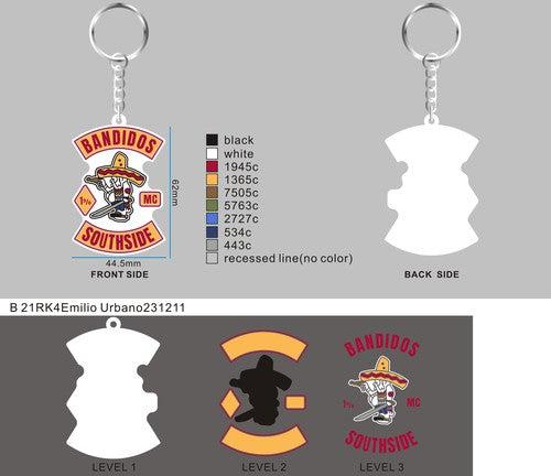 CUSTOM RUBBER KEYCHAIN-21RK4Emilio Urbano