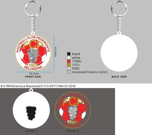 CUSTOM RUBBER KEYCHAIN-21RK4Gianluca Mazzotta