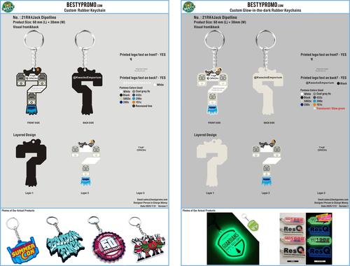 CUSTOM RUBBER KEYCHAIN 21RK4Jack Dipollino250731