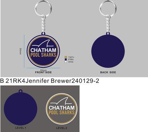 CUSTOM RUBBER KEYCHAIN-21RK4Jennifer Brewer
