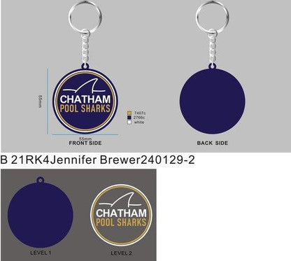 CUSTOM RUBBER KEYCHAIN-21RK4Jennifer Brewer