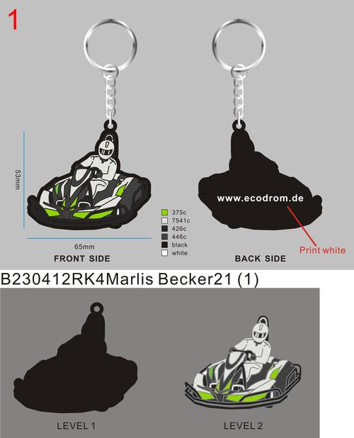 CUSTOM RUBBER KEYCHAIN 21RK4Marlis Becker250826-RE