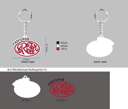 CUSTOM RUBBER KEYCHAIN-21RK4Michael Ruffing