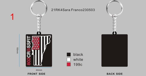 CUSTOM RUBBER KEYCHAIN-21RK4Sara Franco230503