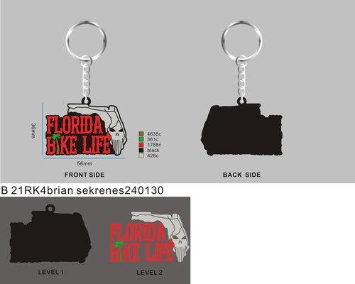 CUSTOM RUBBER KEYCHAIN-21RK4brian sekrenes