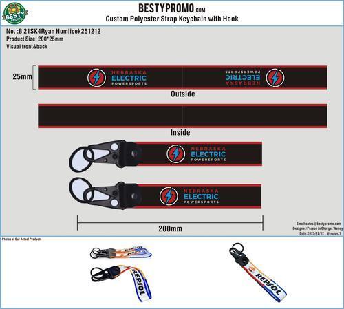 Polyester Strap Keychain 21SK4Ryan Humlicek251212