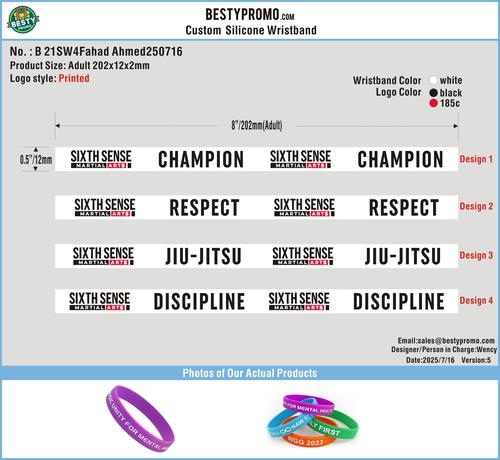 Silicone Wristband Solid 21SW4Fahad Ahmed250716