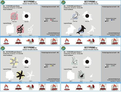 CUSTOM RUBBER KEYCHAIN/Shoe charms/ Air freshener/Tattoos/Lanyards 21RK4Micayla Stamp250220