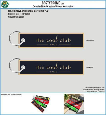 Double-Sided Custom Woven Keychains 21WK4Alexandre Corrot250722