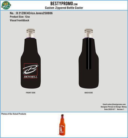 3D Rubber Keychain&Sublimated Lanyards&Zippered Bottle Coolers 21RK4Erica Jones250806