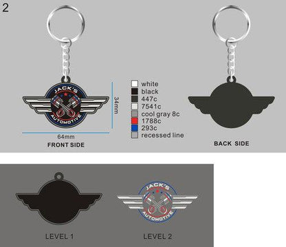 Custom rubber keychains-05 reorder