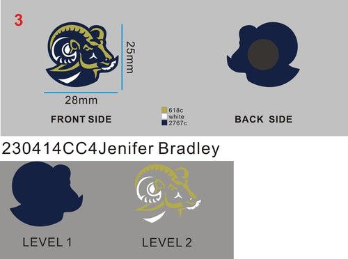 PERSONALIZED LOGO CLOG CHARMS - 230414CC4Jenifer Bradley 10