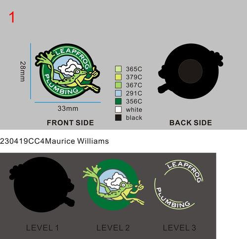 Personalized Logo Clog Charms - 230419CC4Maurice Williams10