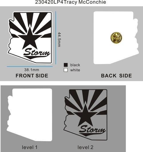 CUSTOM 3D PVC LAPEL PINS - 230420LP4Tracy McConchie10