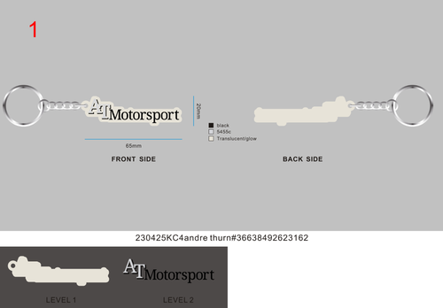 Custom 3D Die Cut Rubber Keychains（Glowing）-230425KC4andre thurn10