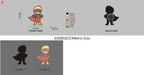 PERSONALIZED LOGO SHOE CHARMS - 230802CC4Marci Cox10