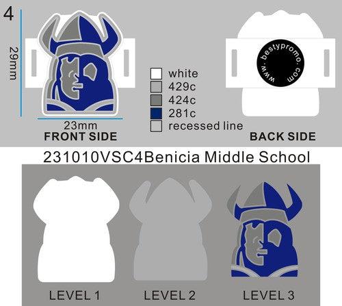18-custom shoe charm-231010VSC4Benicia Middle School