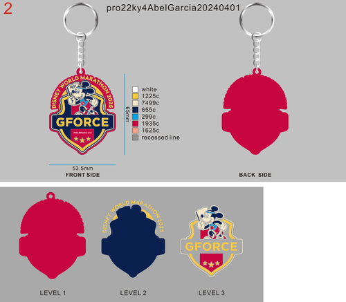 3D Rubber Keychain -pro22ky4AbelGarcia