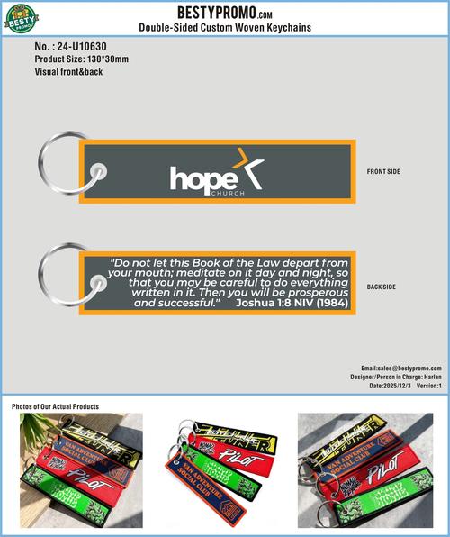 CUSTOM Double Sided Woven Keychains-24CC4Rachel Funderburk20251210-RE