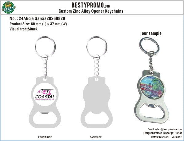 Custom Zinc Alloy Opener Keychains-8S-20260820-24