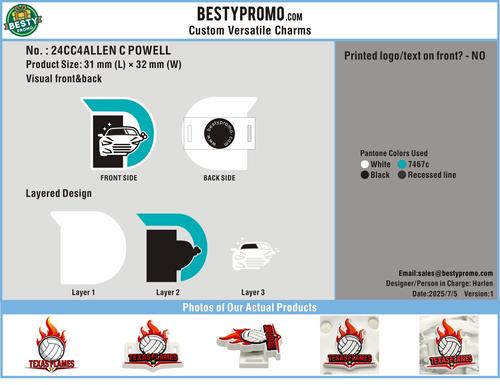 CUSTOM Versatile Shoe Charm-24CC4ALLEN C POWELL20250705