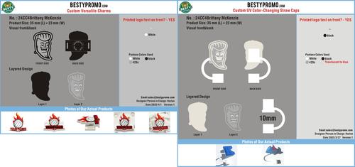 CUSTOM Straw Topper - 24CC4Brittany McKenzie200250326