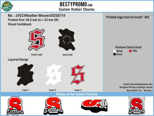 CUSTOM SHOE CHARMS - 24CC4Heather Weaver20250714