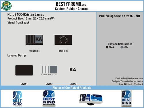 CUSTOM SHOE CHARMS - 24CC4Kristen James20250408