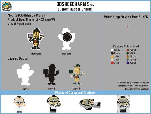 CUSTOM SHOE CHARMS - 24CC4Mandy Morgan20250813