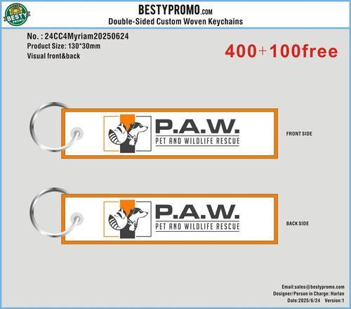 Double-Sided Custom Woven Keychains-24CC4Myriam20250624